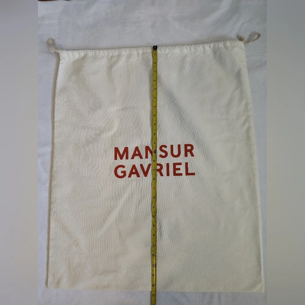 MANSUR GAVRIEL Authentic Cotton Dust Bag Italy Made Drawstring Storage - Picture 2 of 6